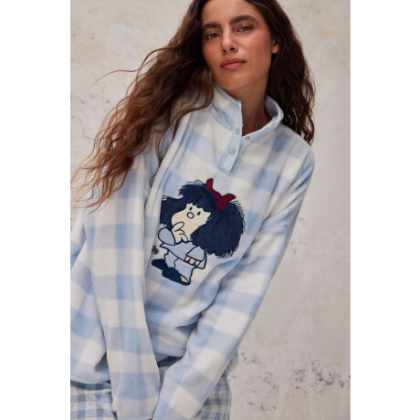 Sweater sherpa mafalda Celeste