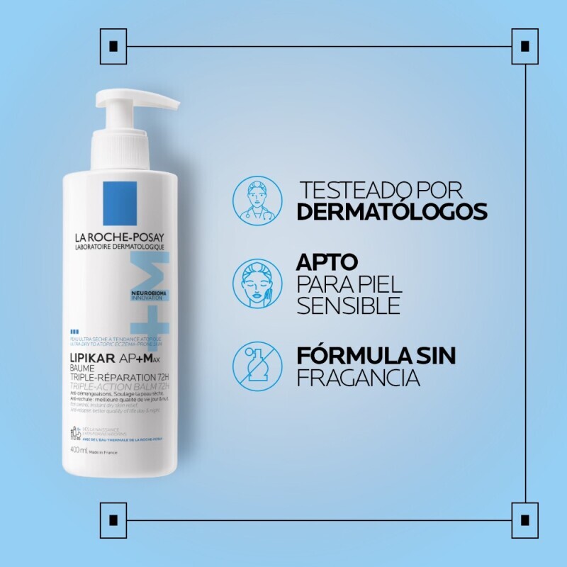 LIPIKAR BALSAMO AP+Max TRIPLE ACCION 400 ML LIPIKAR BALSAMO AP+Max TRIPLE ACCION 400 ML