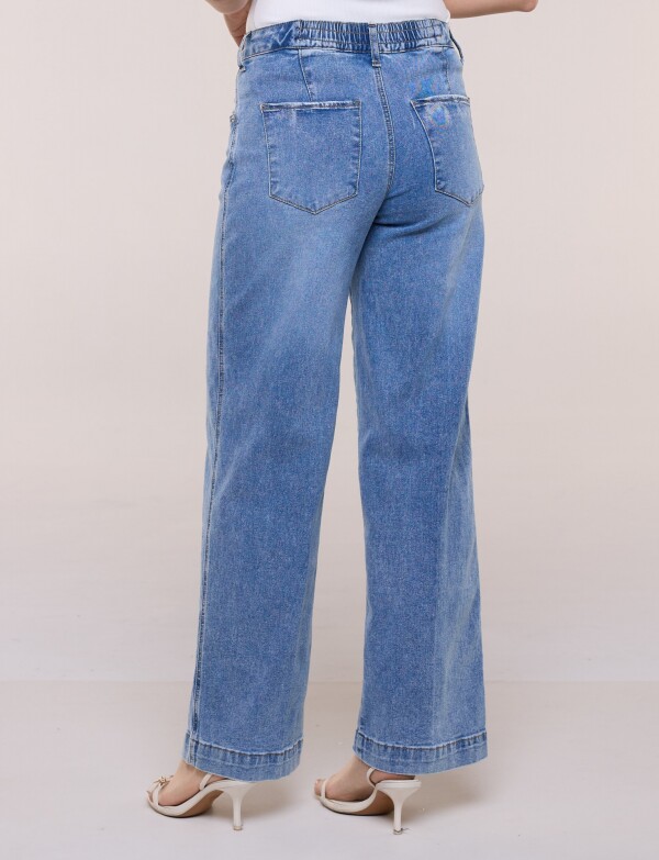 Jean Con Cintura Elastizada Posterior JEAN