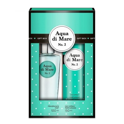 Perfume Aqua Di Mare Edt N° 2 100 Ml. + Desodorante 150 Ml. Perfume Aqua Di Mare Edt N° 2 100 Ml. + Desodorante 150 Ml.