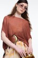 TOP CUADRADO LUREX Cobre