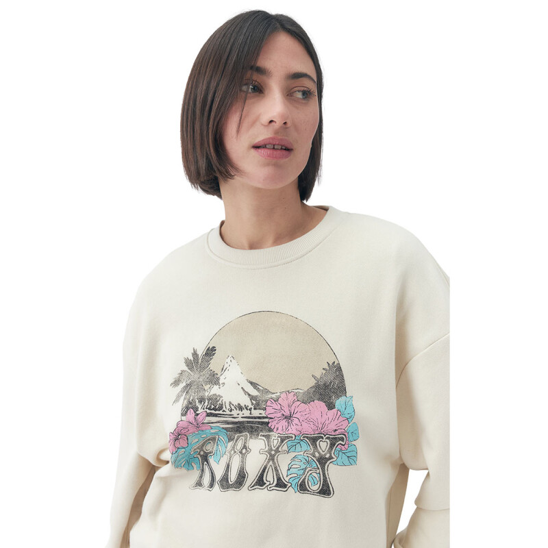 Roxy Buzo Oversize Tall Oversise Mujer - Crudo Crudo