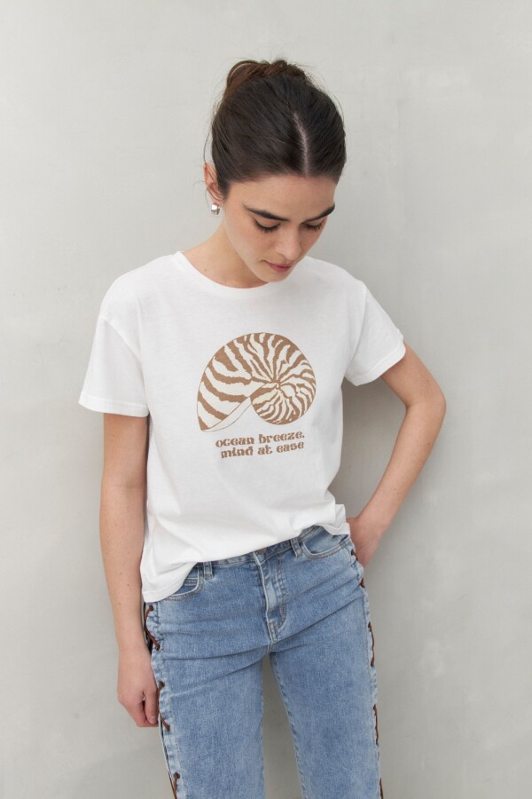 REMERA BLISSU Blanco