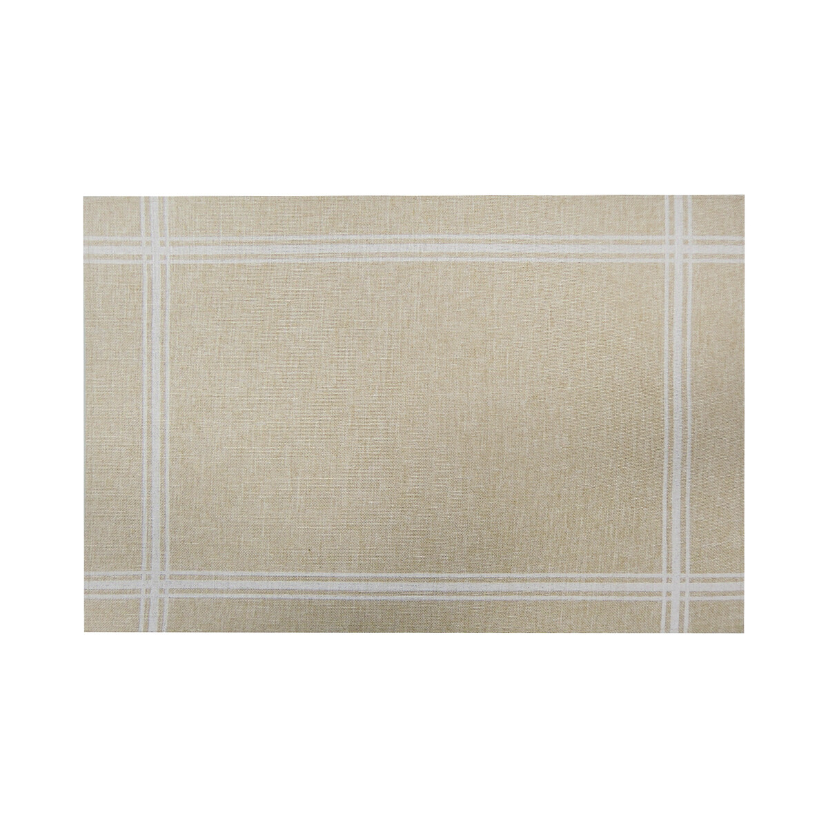 Individual Lino Estampado Home Class 30 x 45 cm - CUADRO BLANCO 