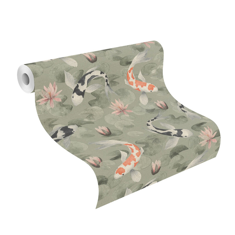 COLECCION WINDSONG - NOBU GREEN KOI FISH - N/A