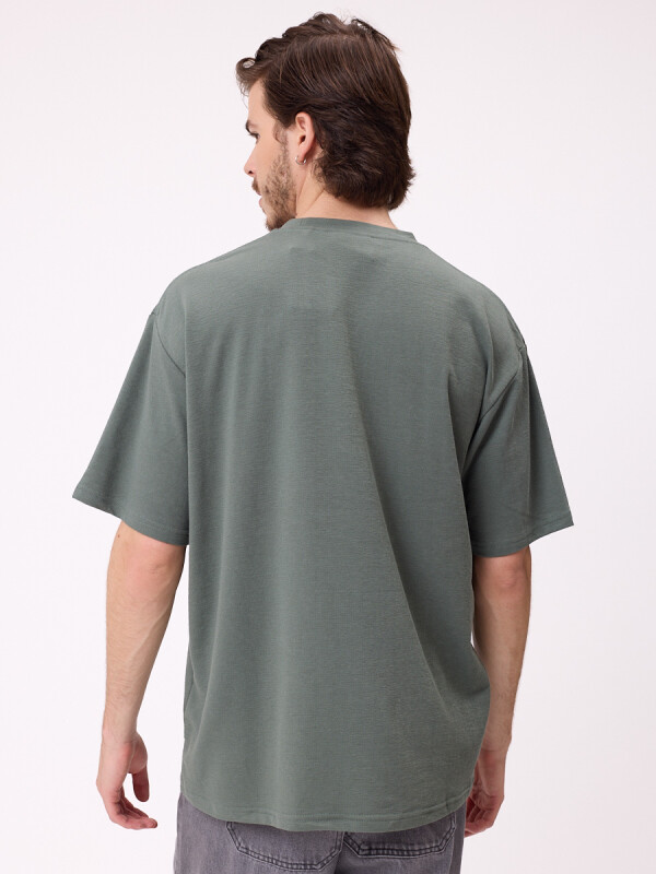 T-SHIRT WALTER RUSTY Verde Piedra