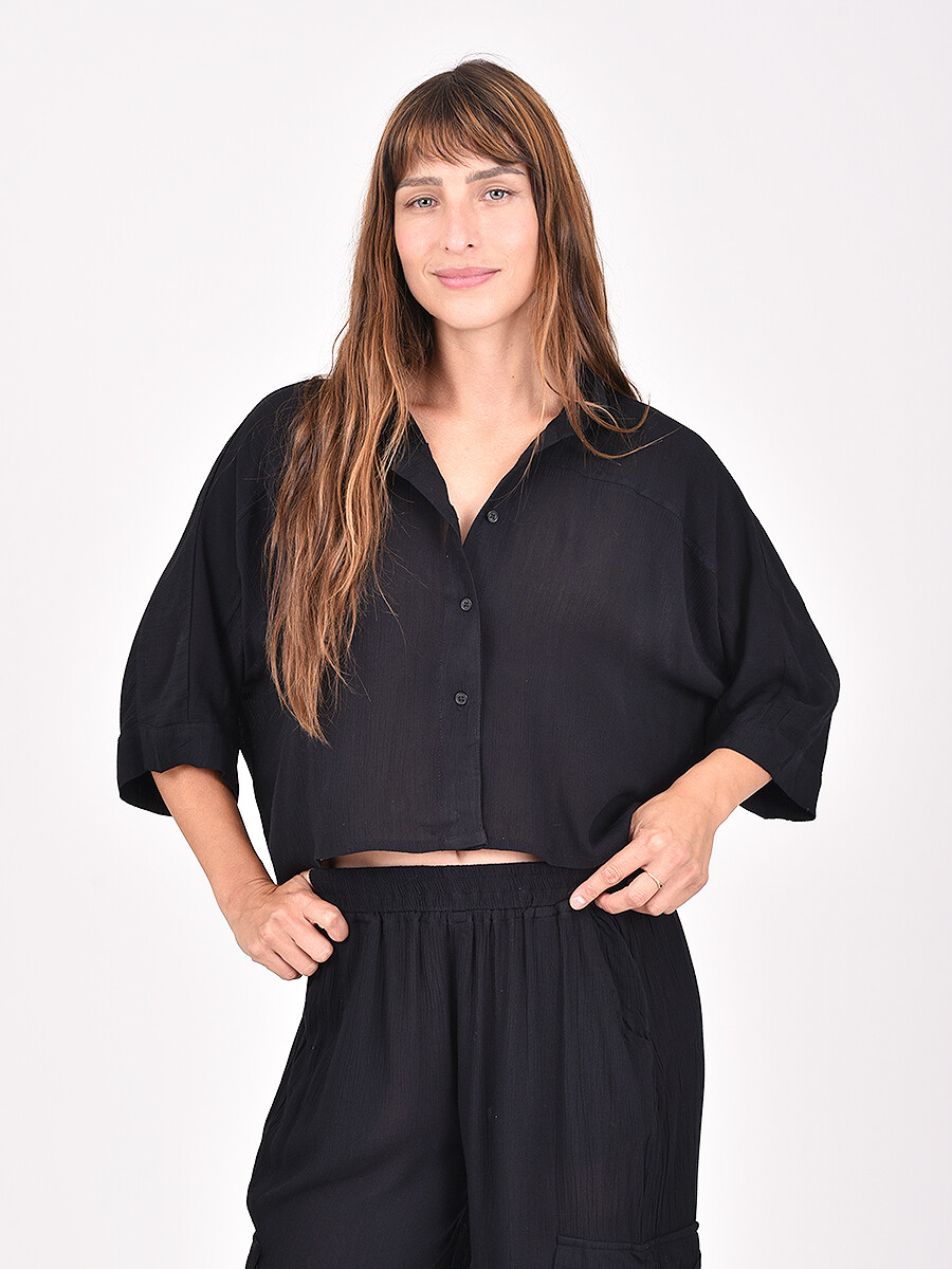 CAMISA MUGE - NEGRO 
