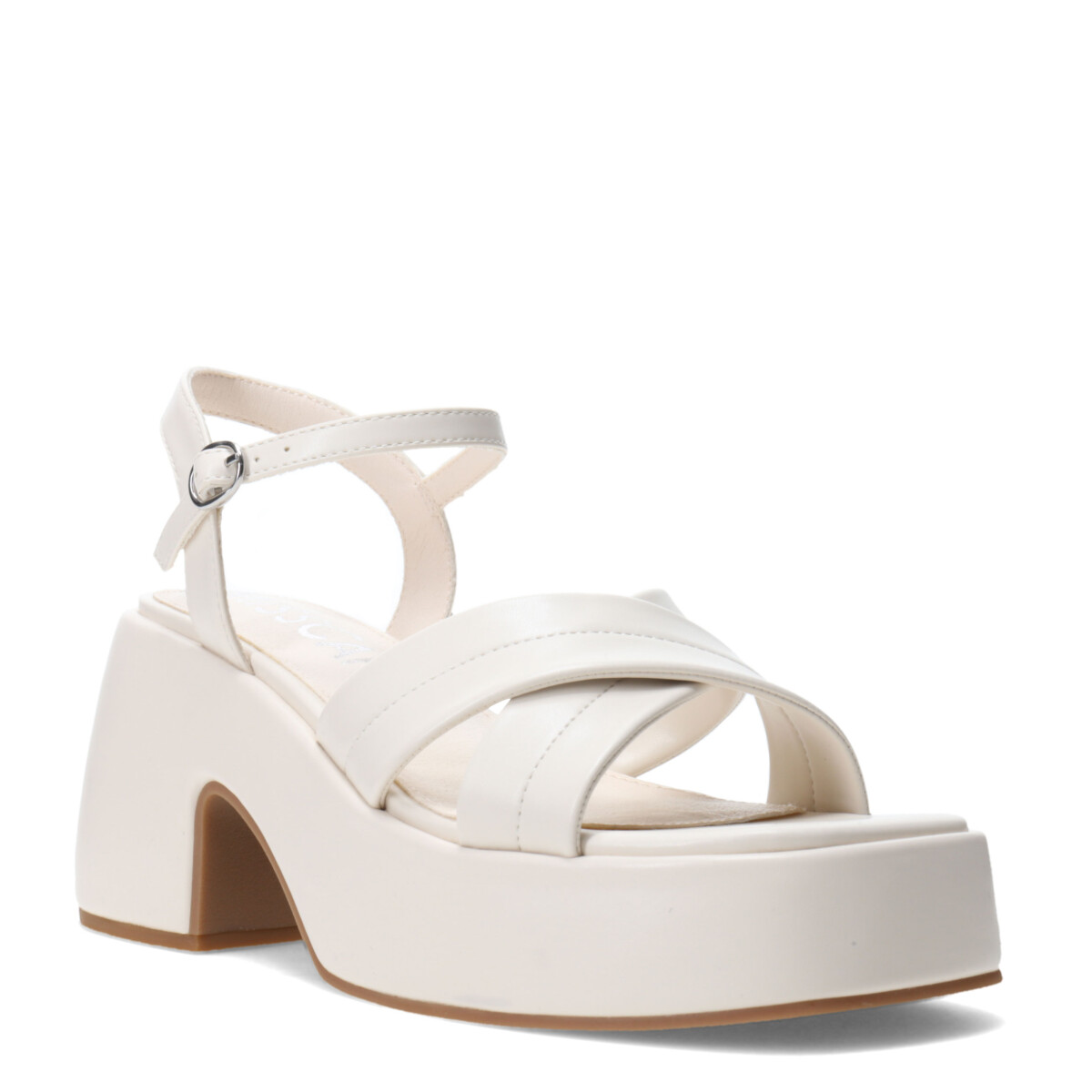 Sandalia XYLO con taco MissCarol - Offwhite 