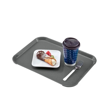 Bandeja de Plastico Gris 30 x 41 cm Bandeja de Plastico Gris 30 x 41 cm