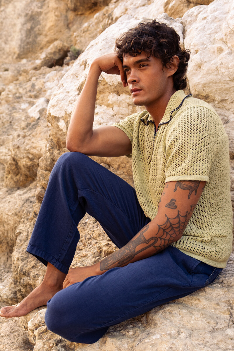 EMBROIDERED POLO SHIRT Cardamomo