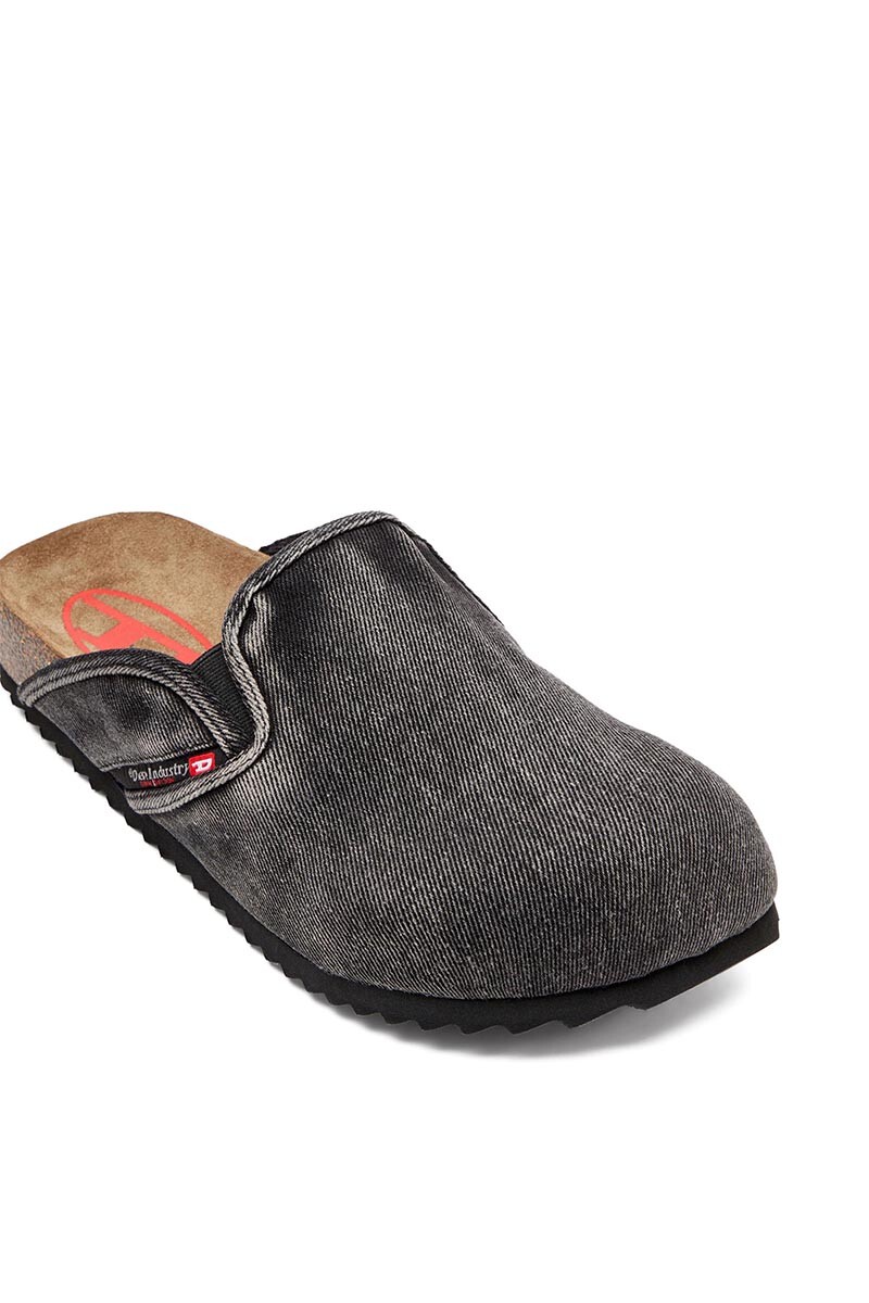 Zuecos Para Hombre D-Woodstock Slip-On Negro