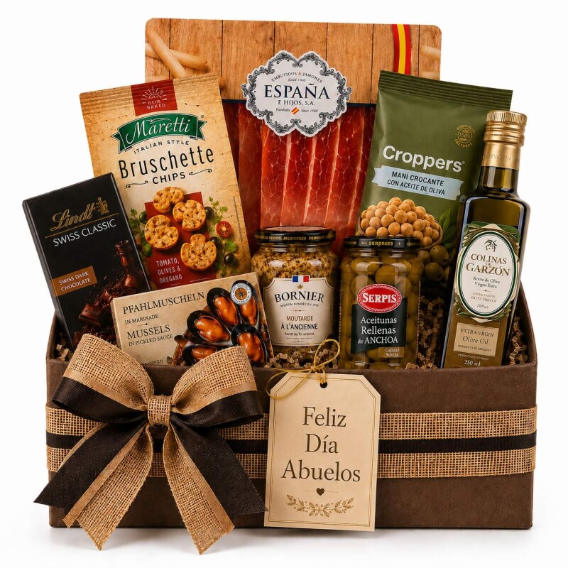 Gran Canasta Gourmet Feliz Día Abuelos Gran Canasta Gourmet Feliz Día Abuelos