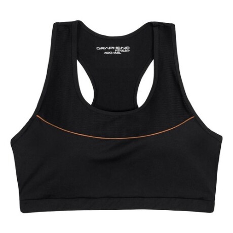 Top deportivo para dama Graphene Negro con Rojo Top deportivo para dama Graphene Negro con Rojo