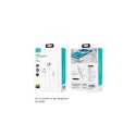 AURICULAR MANOS LIBRES USAMS 3.5MM Blanco