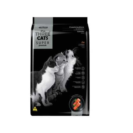 ALIMENTO DE GATO THREE CATS 15KG SP CASTRADO SALMON ALIMENTO DE GATO THREE CATS 15KG SP CASTRADO SALMON
