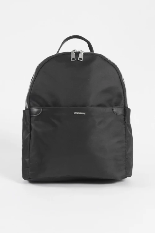 Mochila de tela basic negro