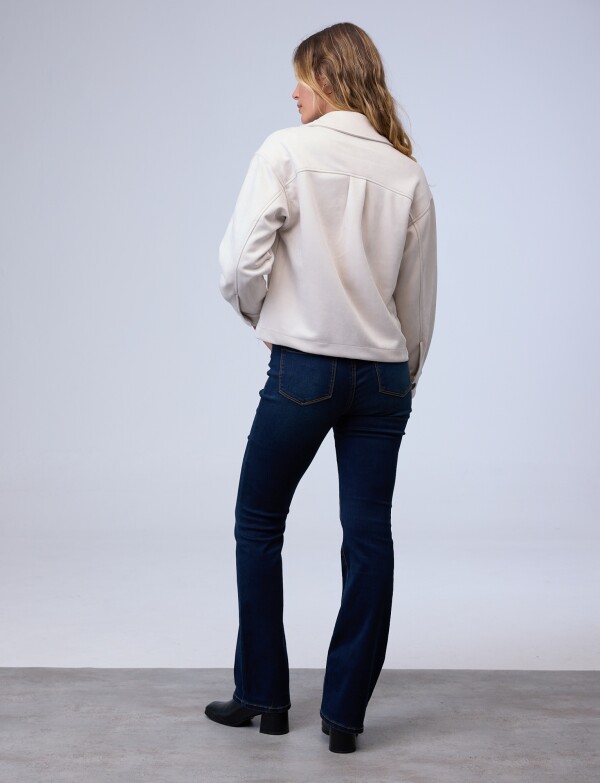 Chaqueta Suede BEIGE CLARO