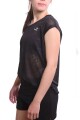 T SHIRT DAMA TOPPER TRNG Negro