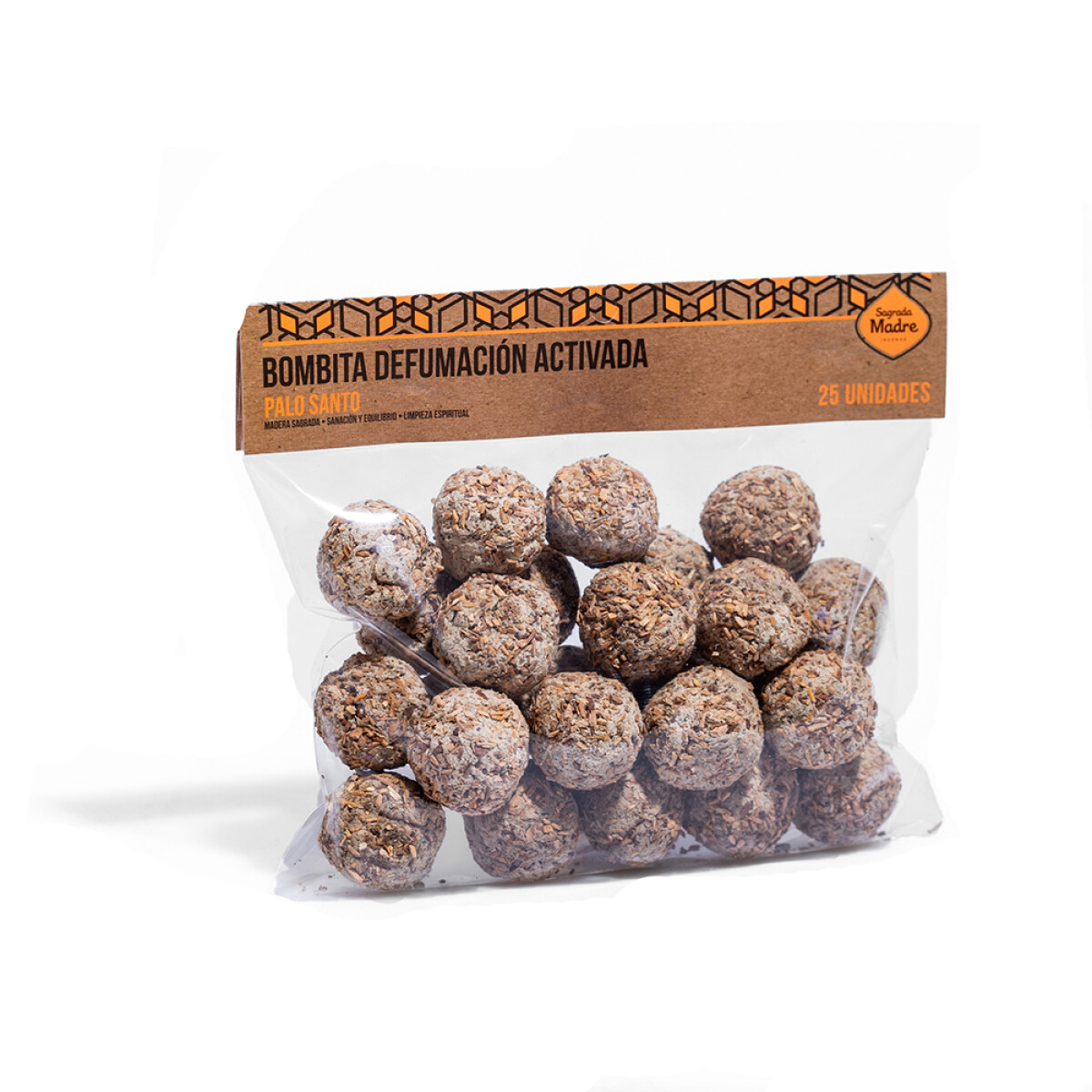 BOMBITA DEFUMACION SAGRADA MADRE PACK X25 - Palo Santo 