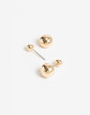 Aros Pasantes Metal Aros Pasantes Metal Bañado En Oro - Dorado