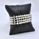 Pulsera En Oro 18K Blanco Y Perlas De 5 Mm Pulsera En Oro 18K Blanco Y Perlas De 5 Mm