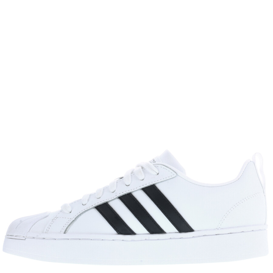 Championes de Hombre Adidas Court Low Streetcheck Cloudfoam Blanco - Negro