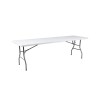 Mesa plegable 1.8m Portátil Eventos Jardín Exterior Mesa plegable 1.8m Portátil Eventos Jardín Exterior