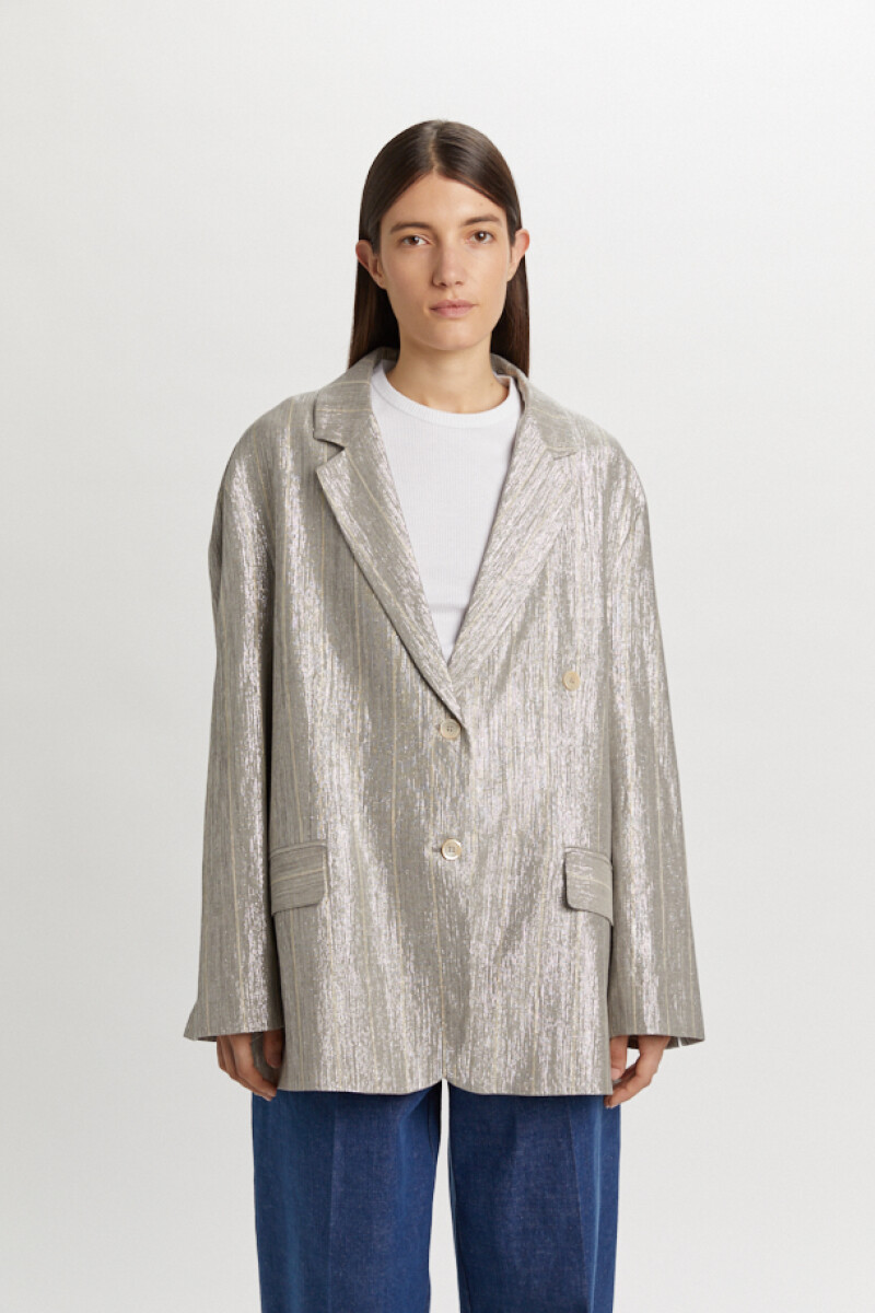 CHAQUETA MANNISH Plata