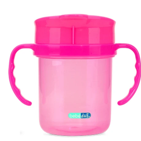 Taza Infantil con Decantador Bebédue FUCSIA