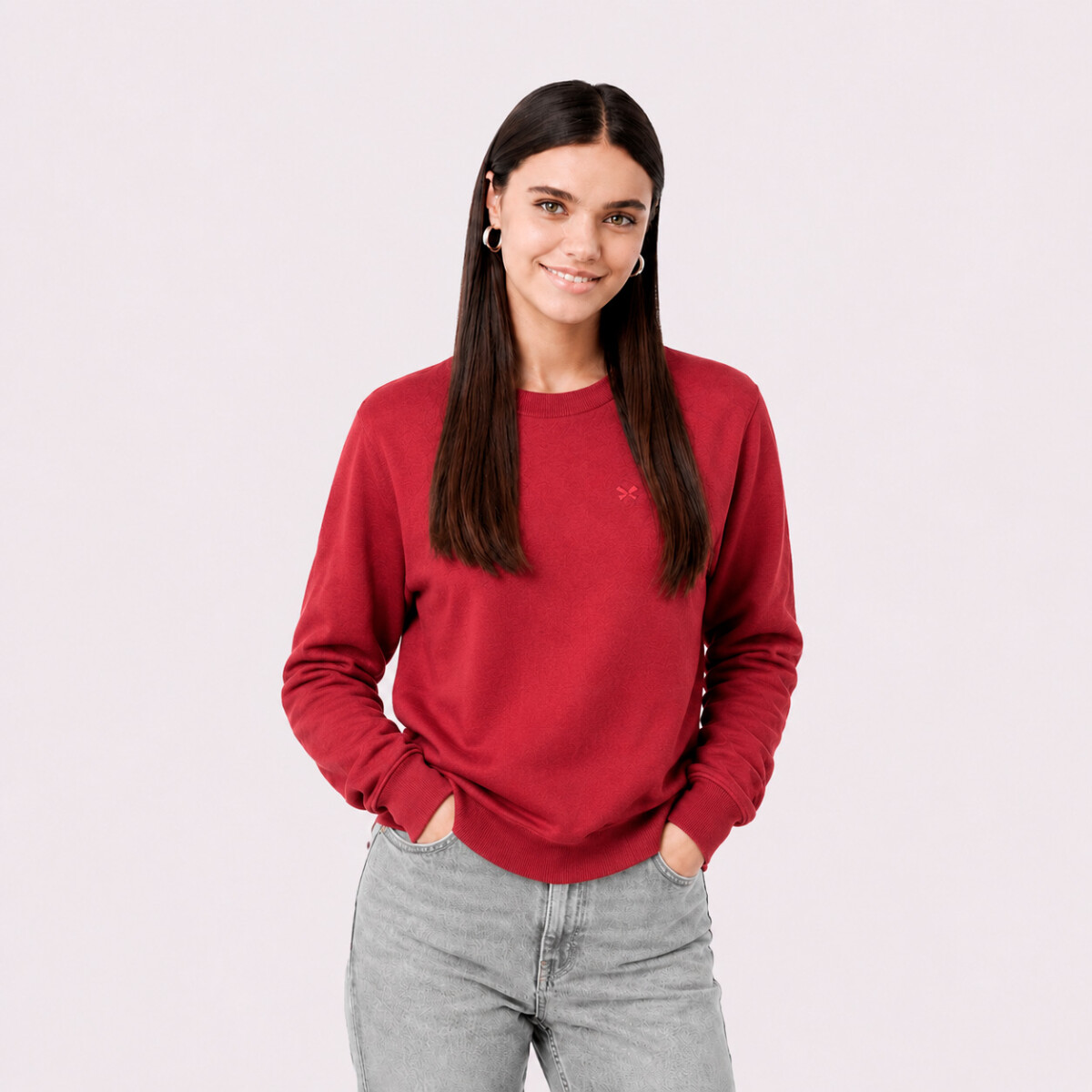 BUZO DEPORTIVO ADULTO UNISSEX - ROJO 