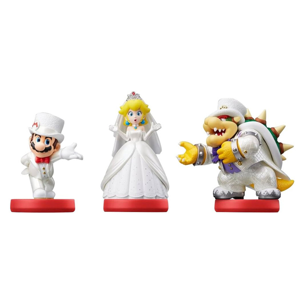 Amiibo - Mario, Bowser y Peach 