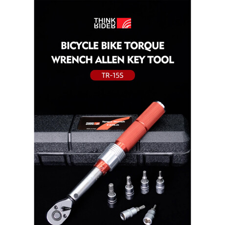 Thinkrider - Mini Llave Torque + 14 Puntas TR-15S - Aleación de Acero. 001