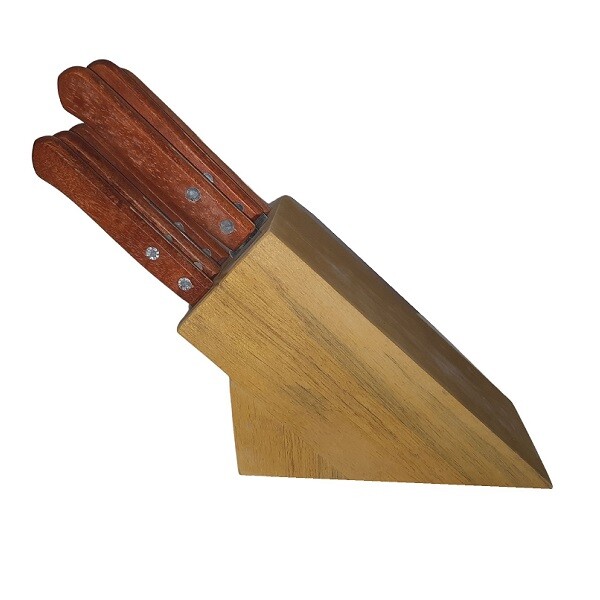 Universal Set 6 cuchillos con base madera Universal Set 6 cuchillos con base madera