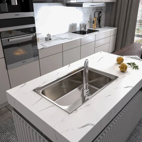 PILETA DE COCINA BRILLO DGC 72X45X20CM 000