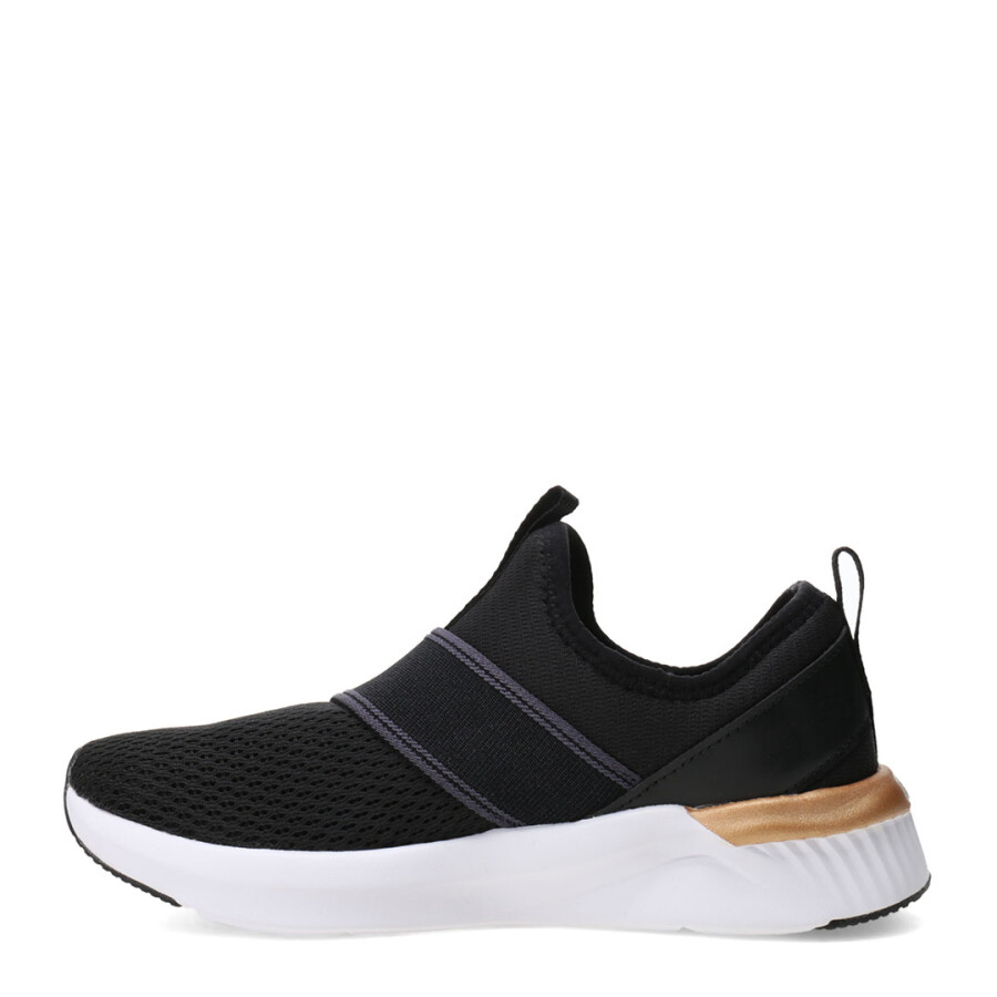 Championes de Mujer Puma Softride Harli Slip On Negro - Dorado