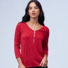 Blusa Zip ROJO