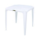Mesa cuadrada 70 x 70 cm Bela Vista Blanca