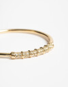 Pulseras Rígidas Strass Pulsera Rígida Con Strass Bañada En Oro - Dorado