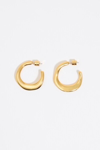 PENDIENTES ARO IRREGULAR Oro