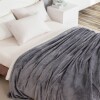 Manta para sillon y cama 130 x 150cm gris