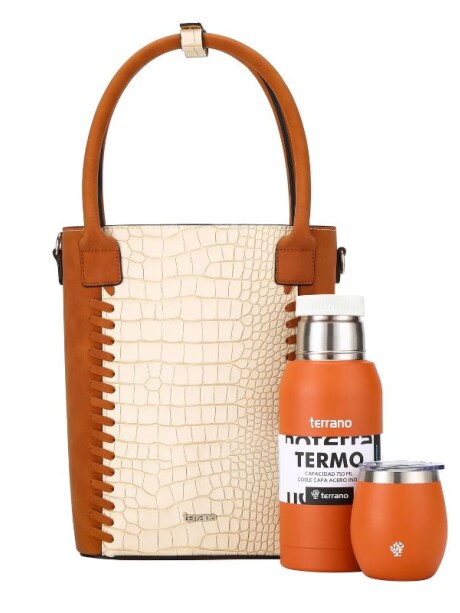 Set Matera de Mano Alta + Kit 750mL. Terracota