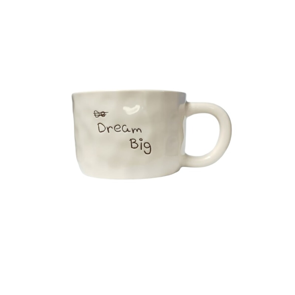 Taza cerámica relieve - beige 