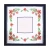 Mantel Atenas Dohler 78 x 78 cm 100% Algodón FLORA 02