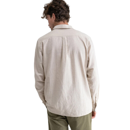 Camisa ML Rhythm Classic Linen - Sand Camisa ML Rhythm Classic Linen - Sand