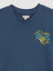 Camiseta Manga Corta Surf Flower Azul
