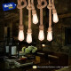 Lampara Colgante De Techo Cuerda Rustica Industrial Beige