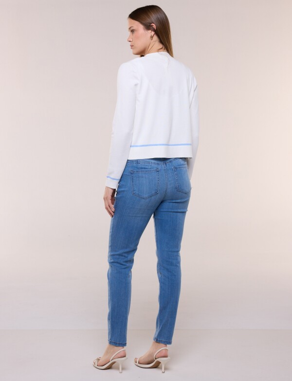 Cardigan Bordados Florales BLANCO/MULTI