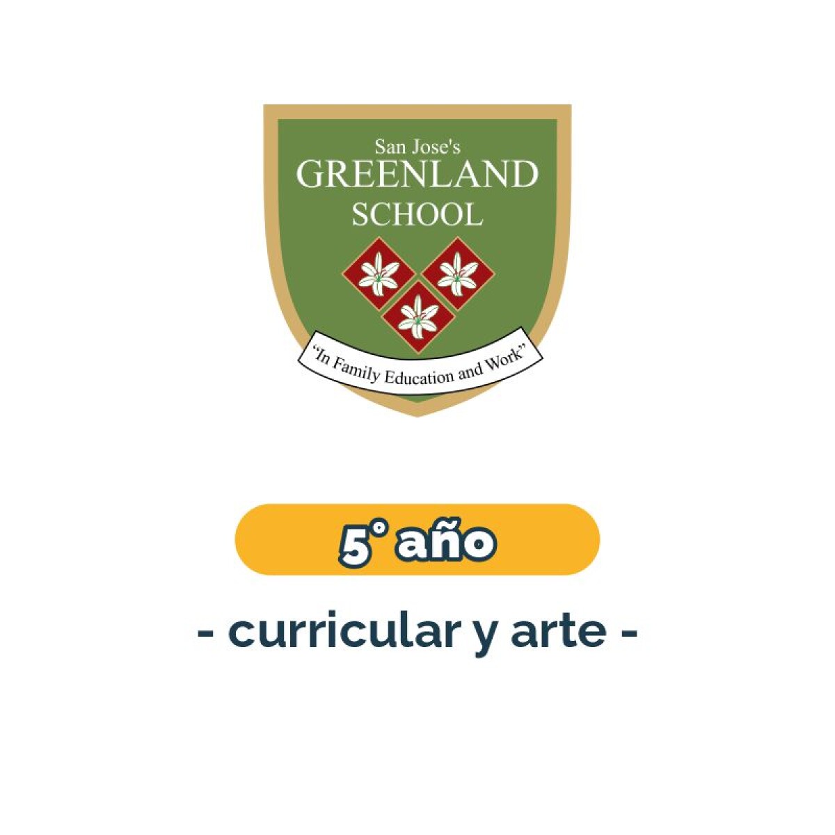 Lista de materiales - Primaria 5° año curricular y arte - Greenland 