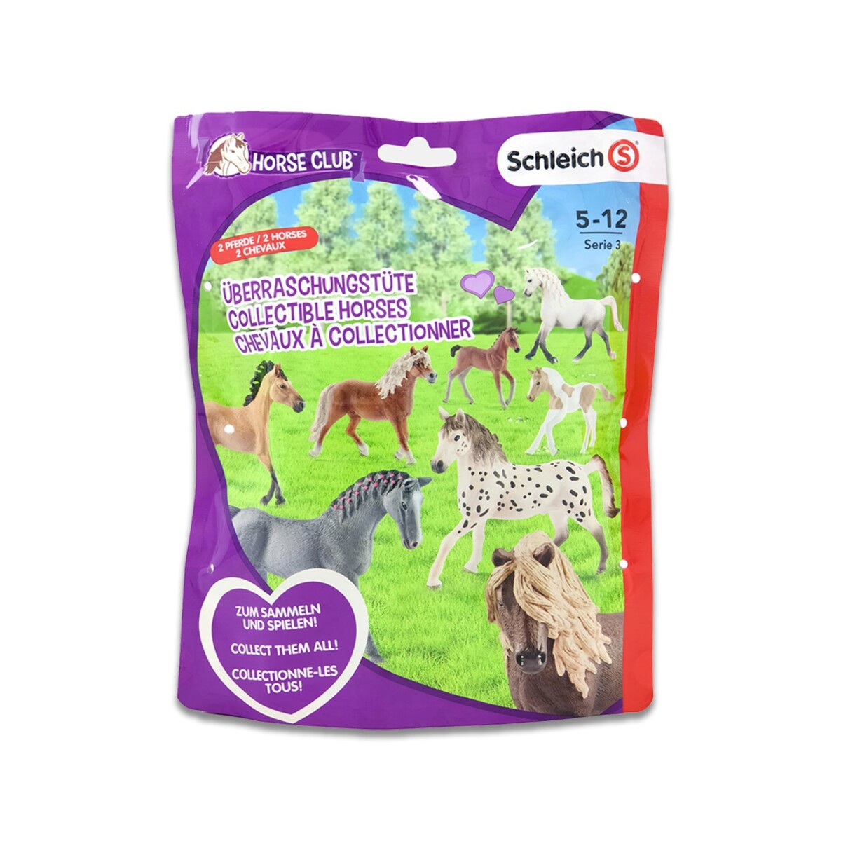 Schleich Set X2 Caballos Sorpresa Blind Bag Figura Juguete 