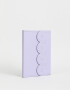 Anotadores Cuadernos y Memos Texturada Cuaderno A5 Bordado - Violeta Lila